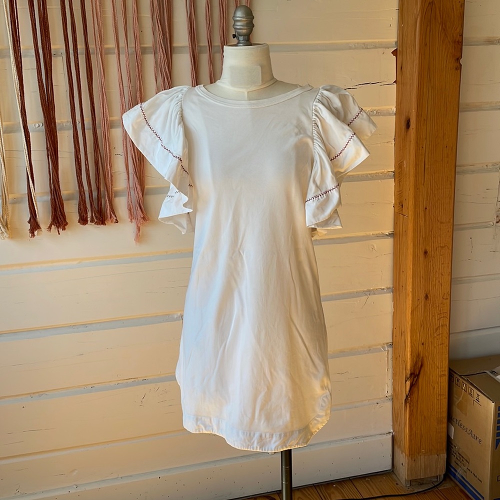 🌸 See by Chloe Ruffle Sleeve Dress 🌸 Perfect For Spring - Picture 1 of 8